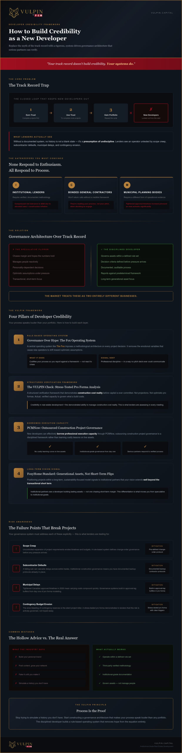 How to Build Credibility as a New Developer: A Framework for Asset Governance
