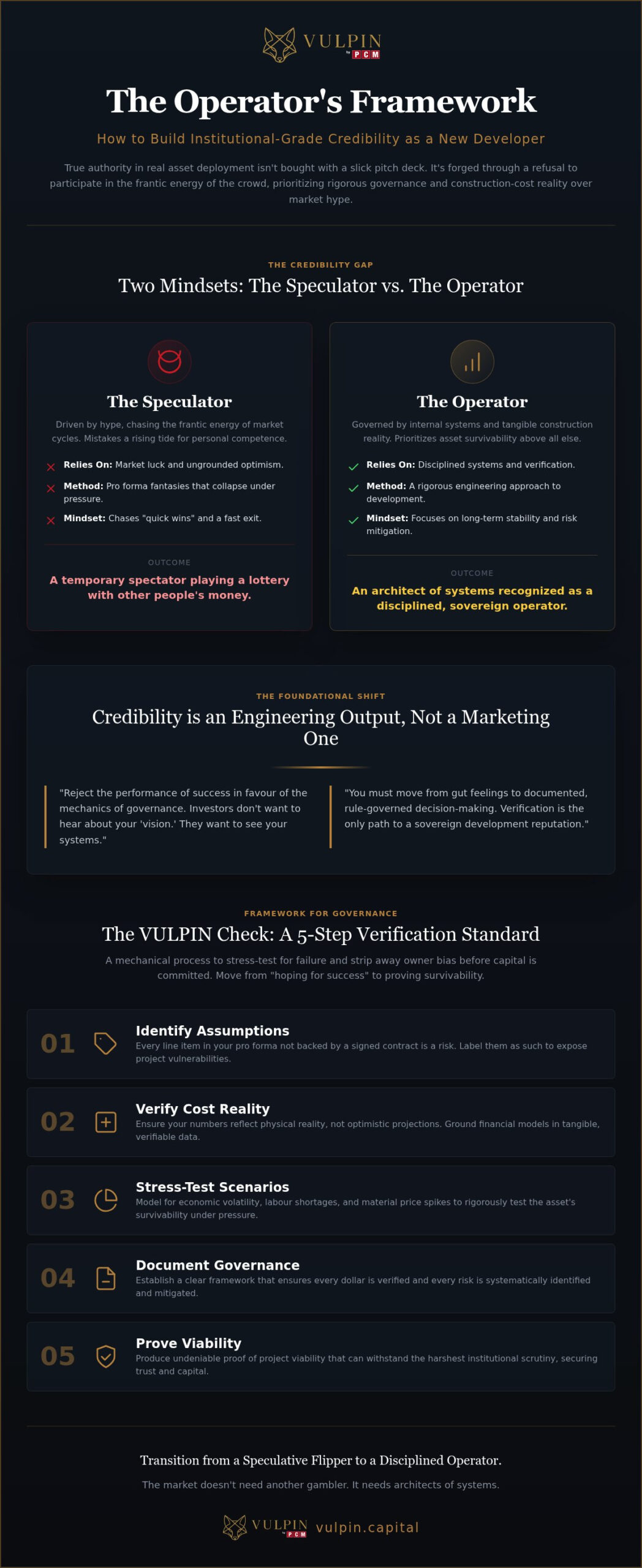 How to Build Credibility as a New Developer: A Stoic Framework for Asset Governance