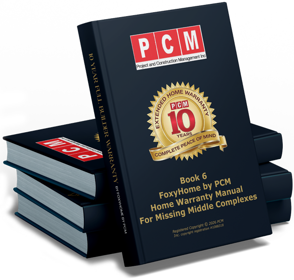 10 Year FULL BuilderWarranty by FoxyHome by PCM